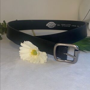 NWOT Dickies Black Belt with Silver Buckle